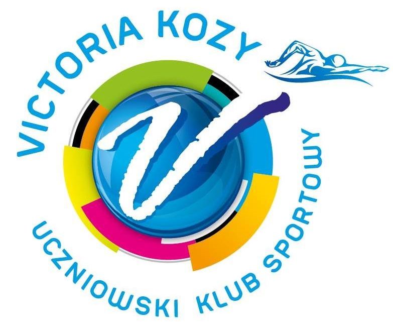 Victoria Kozy Uczniowski Klub Sportowy Logo Pływanie Kozy Pływanie Kęty Narty